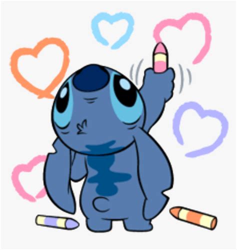 Cute Baby Stitch Drawing