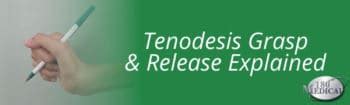 Tenodesis Grasp and Release Explained - 180 Medical