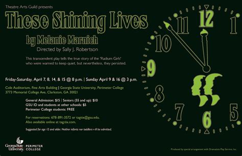 These Shining Lives – Theatre Arts Guild