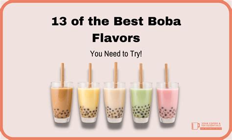 The Complete List Of Bubble Tea Flavors, Ranked, 54% OFF