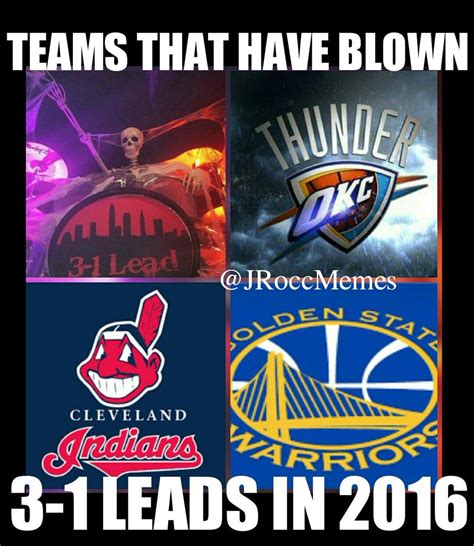 No 3-1 lead is safe. | The Warriors Blew a 3-1 Lead | Know Your Meme