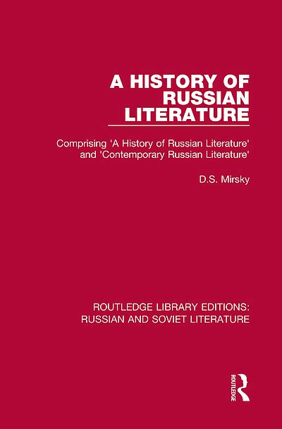 A history of Russian literature : comprising 'A history of Russian ...