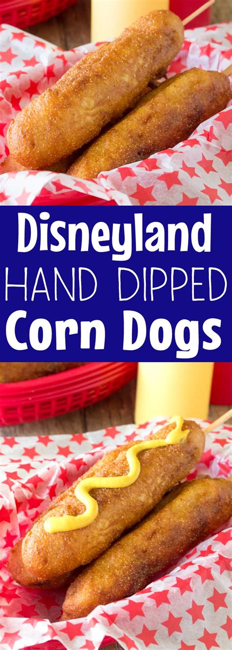 Disneyland Style Hand Dipped Corn Dogs