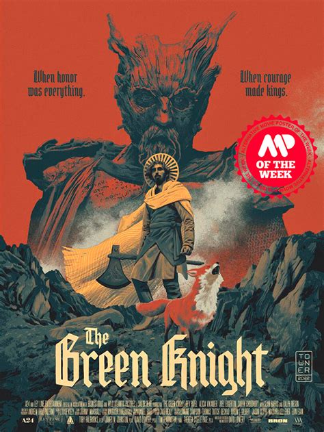 The Green Knight by Chris Towner - Home of the Alternative Movie Poster -AMP-