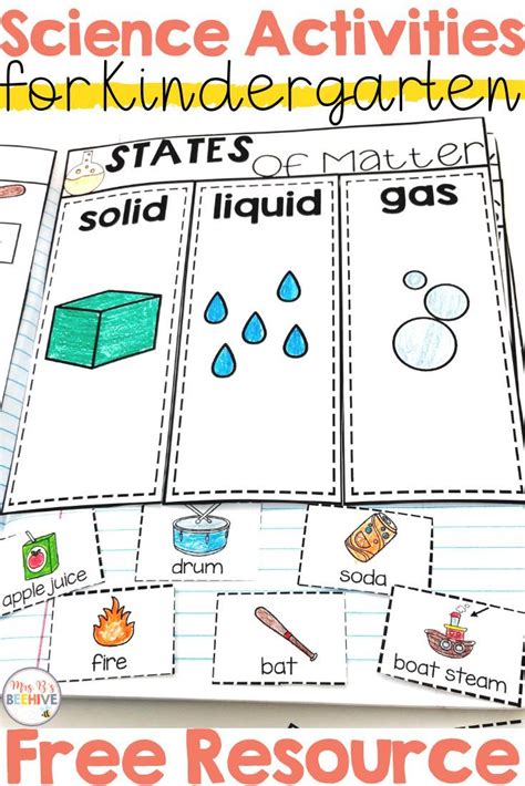 Ideas for the Teaching States of Matter in Kindergarten - Mrs. B’s ...