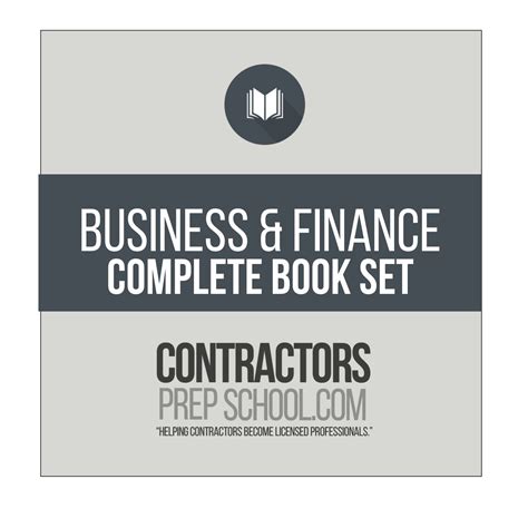 BUSINESS & FINANCE EXAM BOOKS (CILB) | Contractors Prep School