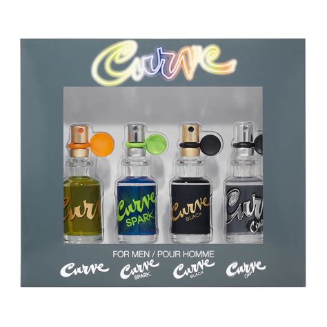 Curve Spark Black Crush Cologne Gift Set for Men, 4 Pieces - Walmart ...