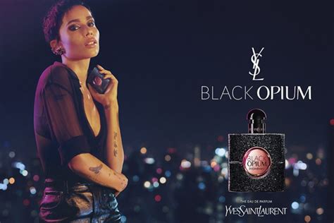 Zoë Kravitz, in a new campaign for Black Opium, signed by BETC Luxe ...