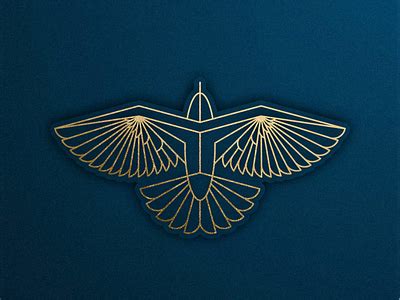 Rajawali Logo Line by Awoga Ranger on Dribbble