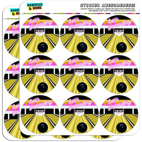 Bowling Alley 18 2" Planner Calendar Scrapbooking Crafting Stickers - Walmart.com - Walmart.com