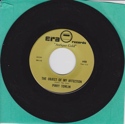 Pinky Tomlin - The Object Of My Affection (Vinyl) | Discogs