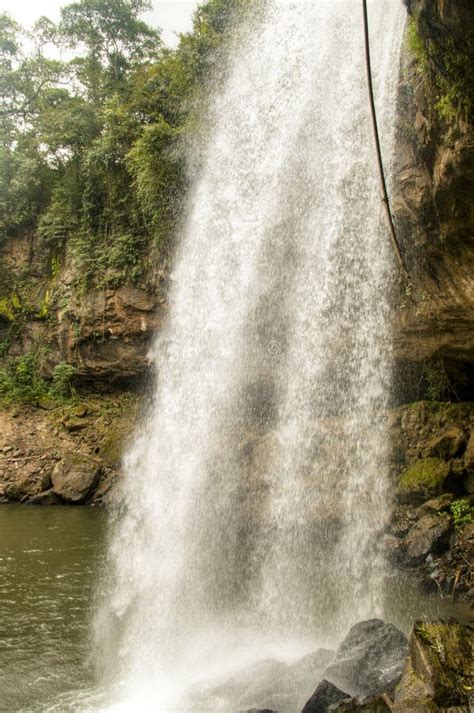 Cascada Blanca Waterfall Near Matagalpa, Nicaragua Stock Image - Image ...