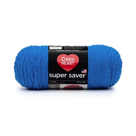 Red Heart Super Saver Yarn, Blue, 7oz(198g), Medium, Acrylic - Walmart.com - Walmart.com