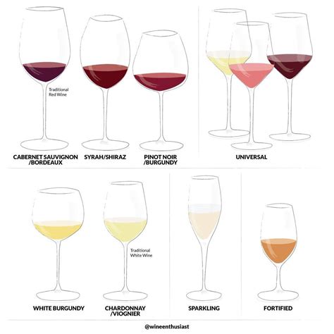 Types of wine glasses - intersay