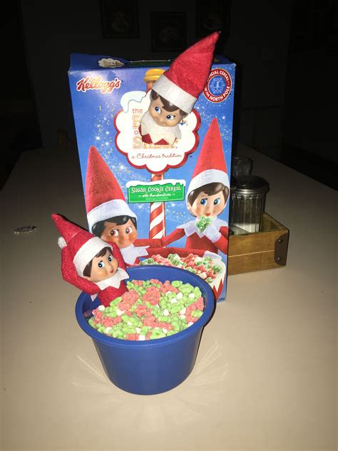 Elf cereal | Elf on the shelf, Elf, The elf