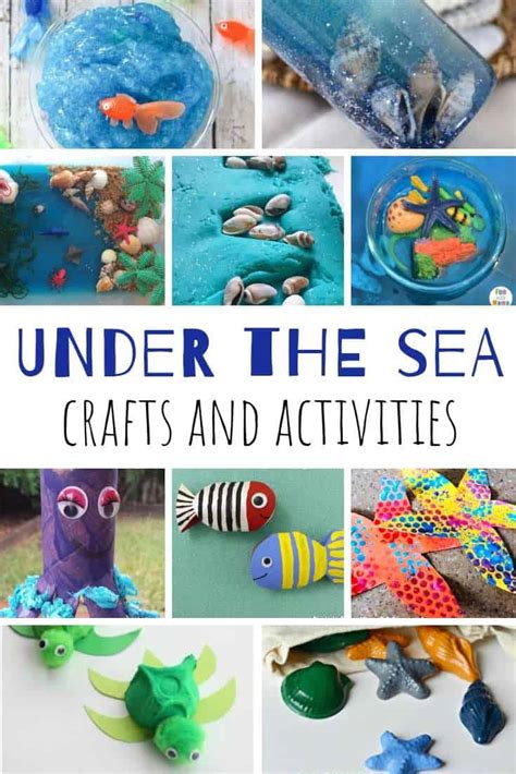 Under the Sea Crafts and Activities for Toddlers - My Bored Toddler