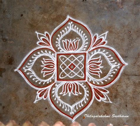 Rangoli and Art Works: LOTUS KOLAM