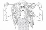 Portrait Coloring Pages Sketch Page sketch template