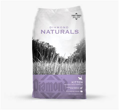 Kitten Front Of Bag - Diamond Naturals Kitten Food, HD Png Download ...