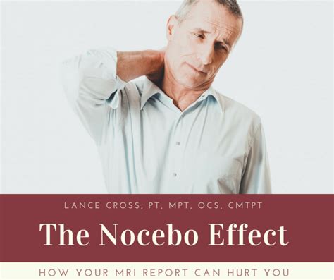 The Nocebo Effect: How Your MRI Report Can Hurt You