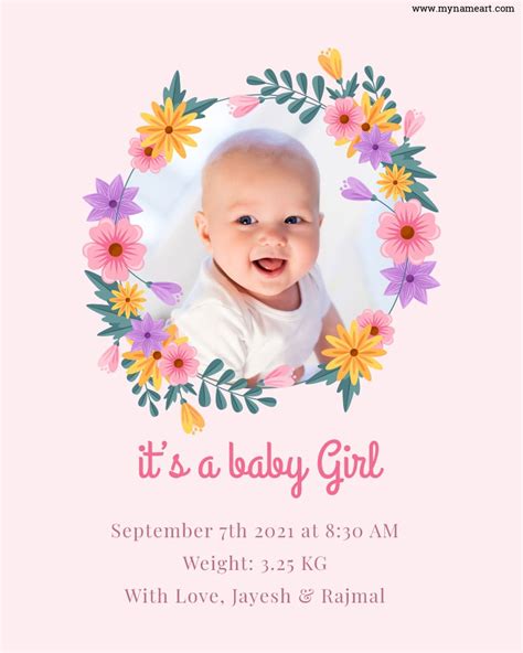 Create Stunning Birth Announcement Template | For Baby Boy and Baby Girl