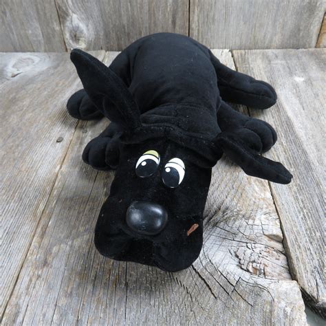 Vintage Pound Puppy Plush Black Dog Tonka 1980s 19 inches Stuffed Animal | Pound puppies, Dog ...