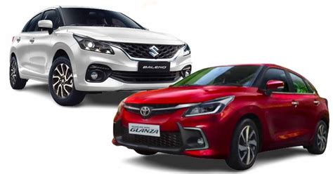 New Maruti Baleno Vs Toyota Glanza 2022 Comparison » Car Blog India