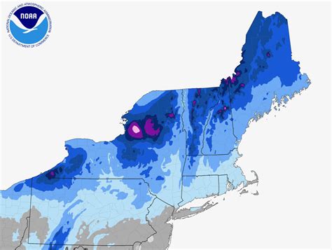 Northeast Snowfall Map • NYSkiBlog Directory