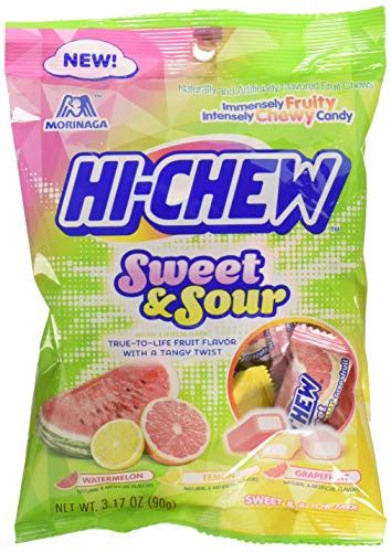 Hi-Chew Sensationally Chewy Japanese Fruit Candy, Superfruit Mix, 3.17 ...