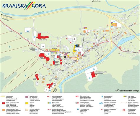 Kranjska Gora town map - Kranjska Gora Slovenia • mappery