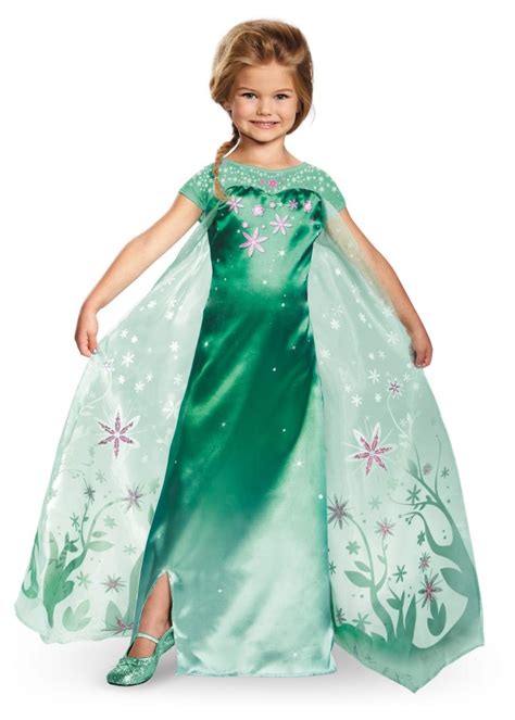 Elsa Frozen Fever Toddler Girls Costume - Princess Costumes