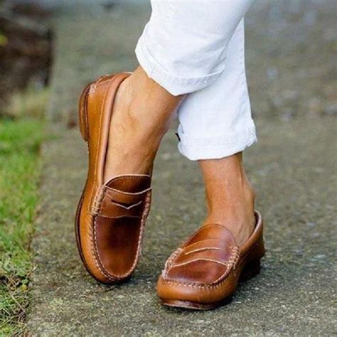 Comfortable Soft Leather Women's Loafers | Fashion shoes, Casual shoes women, Loafers for women