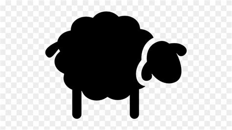 Black Sheep Vector - Sheep Icon - Free Transparent PNG Clipart Images Download