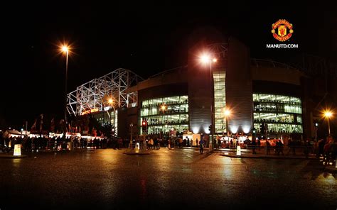 Stadium Backgrounds Old Trafford Night - Wallpaper Cave