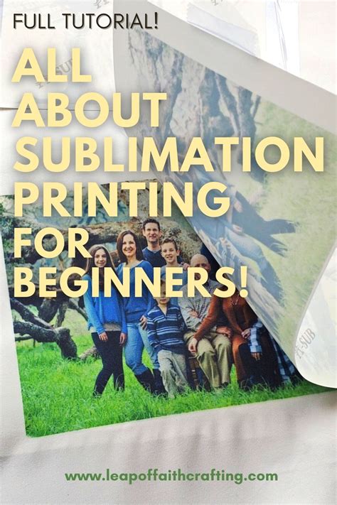 Sublimation Printing for Beginners: Step by Step Tutorial! - Leap of ...