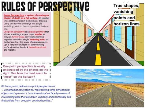 One Point Perspective Drawing | Teaching Resources