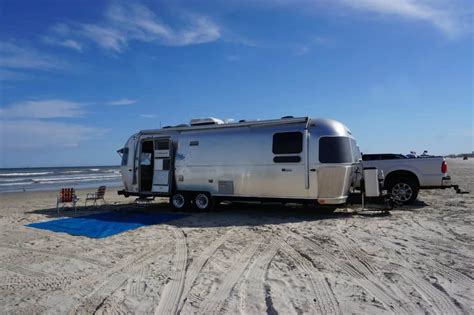 RV Camping on the Beach at Port Aransas, Texas for SandFest 2019