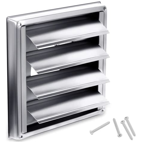 Buy Stainless Steel External Air Vent Cover Metal Dryer Vent Cover ...