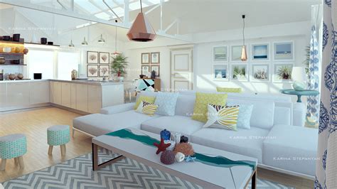 Ocean View "Loft Interior" on Behance