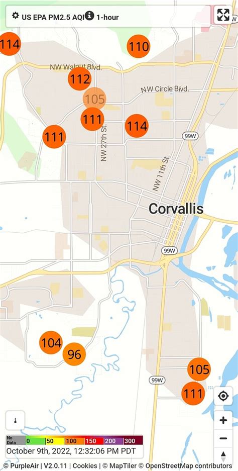 Purple Air data vs EPA data - Real-Time Map - PurpleAir Community