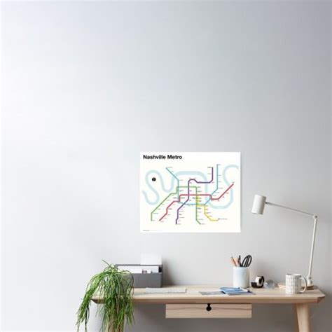 Nashville Metro Map • Metro Posters