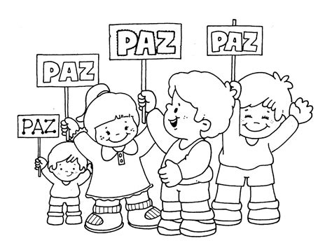 Dibujos Dia de la Paz para Pintar, parte 2 - IMÁGENES PARA WHATSAPP ® y ...