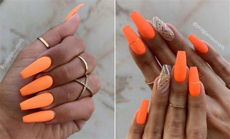 43 of the Best Orange Nail Art Ideas and Designs - StayGlam