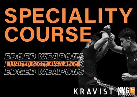 Krav Maga Specialty Course - Edged Weapons | Honeycombers Singapore