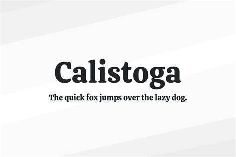 Calistoga Font - Download Free - JustFreeFonts.com