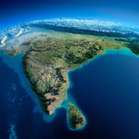 Surreal Images of Earth from Space | India map, India world map, Earth from space