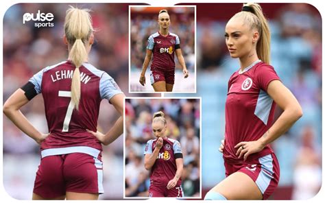 No more wet-look jerseys for Alisha Lehman as Aston Villa get new kits ...