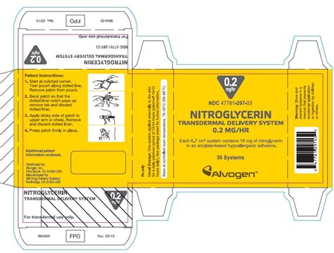 Nitroglycerin (Transdermal patch) - wikidoc