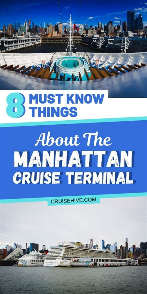 8 Must Know Things About the Manhattan Cruise Terminal | Cruise travel, Cruise planning, Cruise