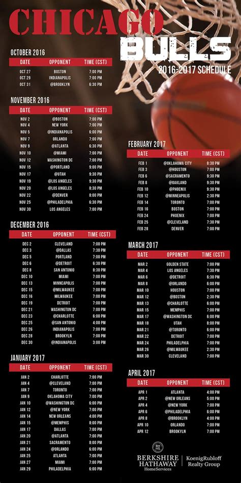 Chicago Bulls 2016-2017 Schedule | Chicago bulls, Schedule, Indianapolis